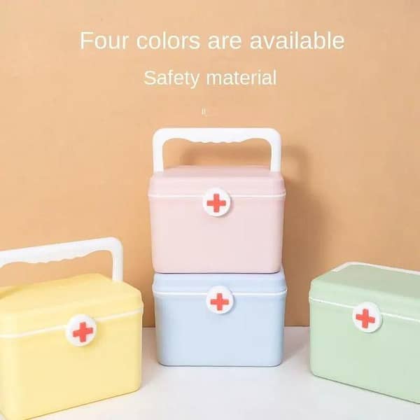 Medicine Box Family Household Large Capacity Multi Layer Medicine Storage Box