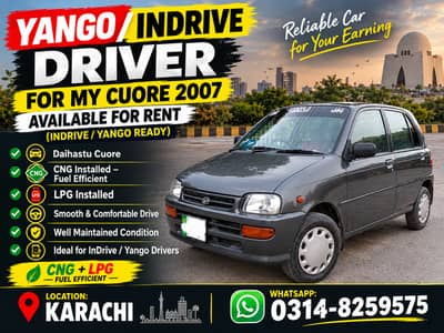 Daihatsu Cuore 2007 Available for Rent in Karachi