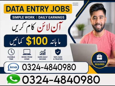 1- Home-Based Online Jobs | Typing | Data Entry | Teaching