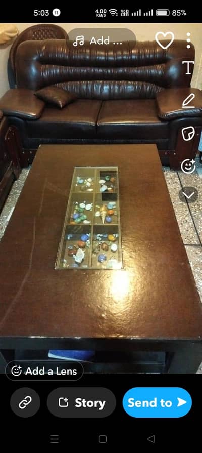 5 seter sofa arrengend sale karna h no damng good condition h