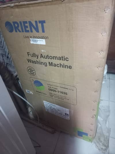 0rient washing machine automatic  brend new box Pick for sale.