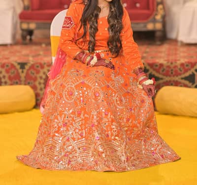Mehndi Bridal Heavy Lehenga Choli