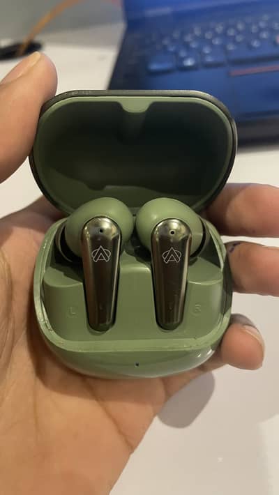 Audionic airpods 595 flip with voice assistant and anc