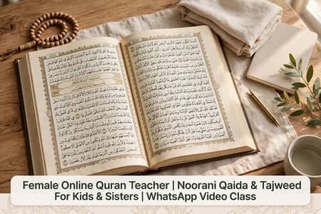 Online Female Quran Teacher - Qaida Nazra Tajweed