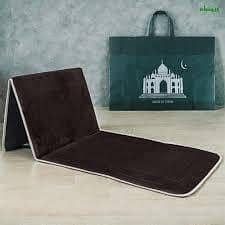 Prayer Rug with Back Support/Foldable Meditation