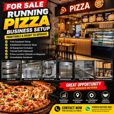 running pizza setup for sale