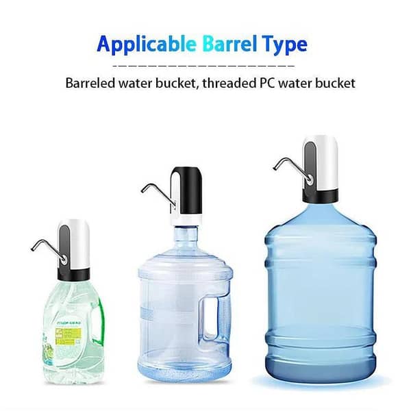 Electric Water Dispenser Pump Automatic Bottle Pump USB Charging Water Pump One Click Auto Switch Drink Pump Dispenser