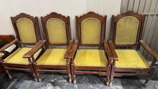 wooden chairs