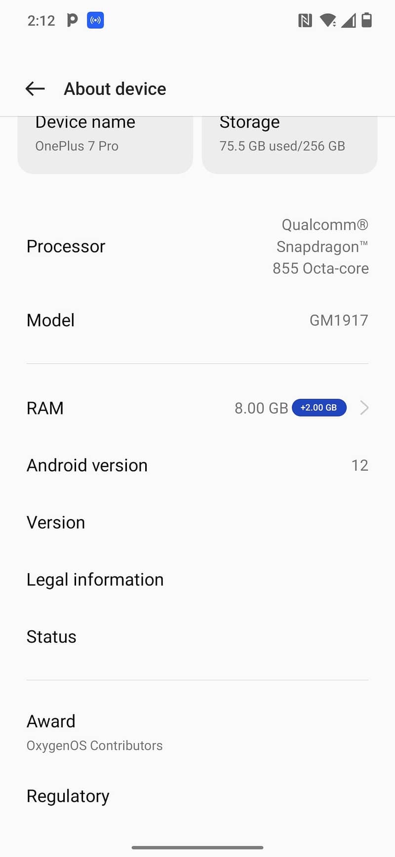 One Plus 7 2