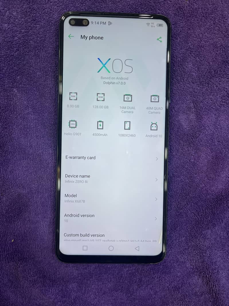 Infinix Zero 8i 2
