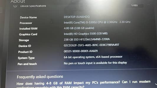 Dell laptop