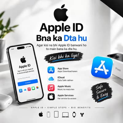Apple ID Kisi na bhi bnwani ho to inbox ay