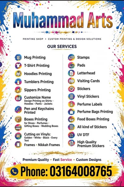 All kind of printing