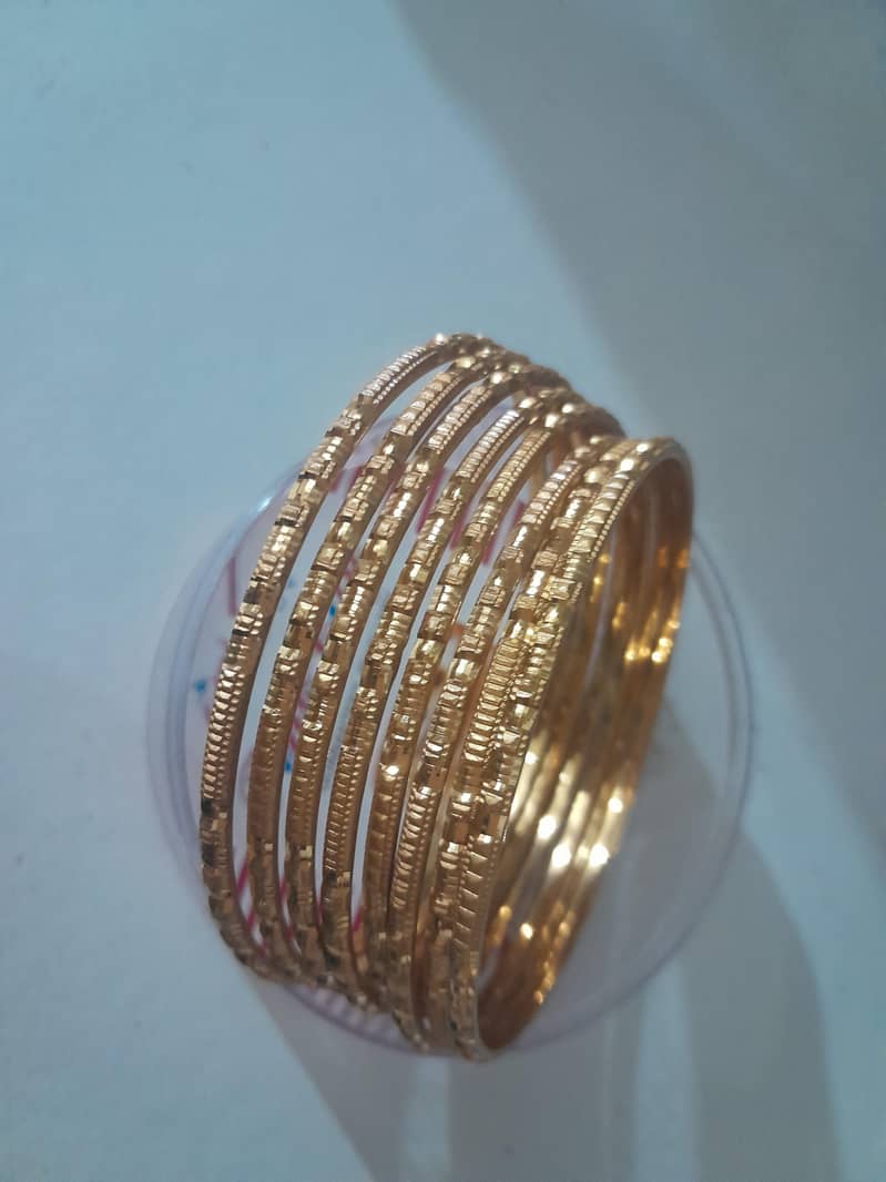 artificial metal bangles. 2