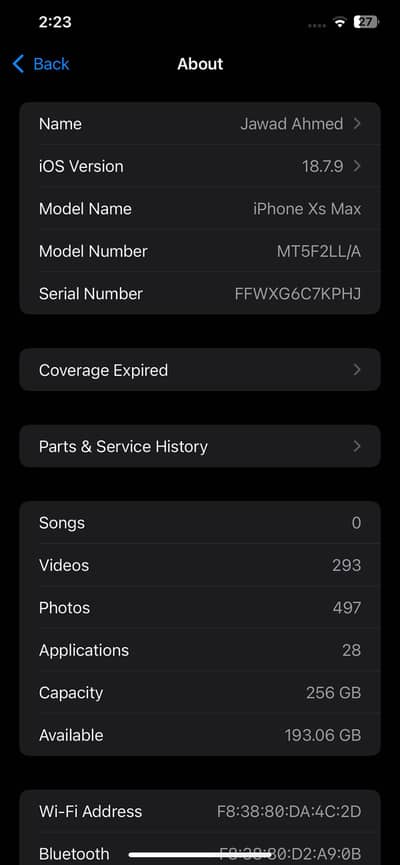 Apple iPhone XS Max