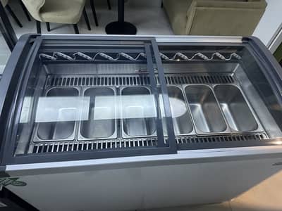 4 feet ice cream display freezer