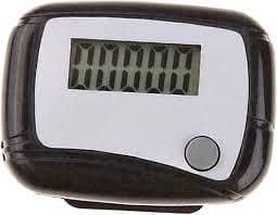black color pedometer 0