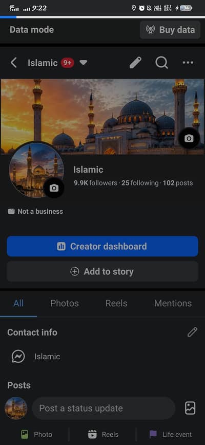 facebook page for sale