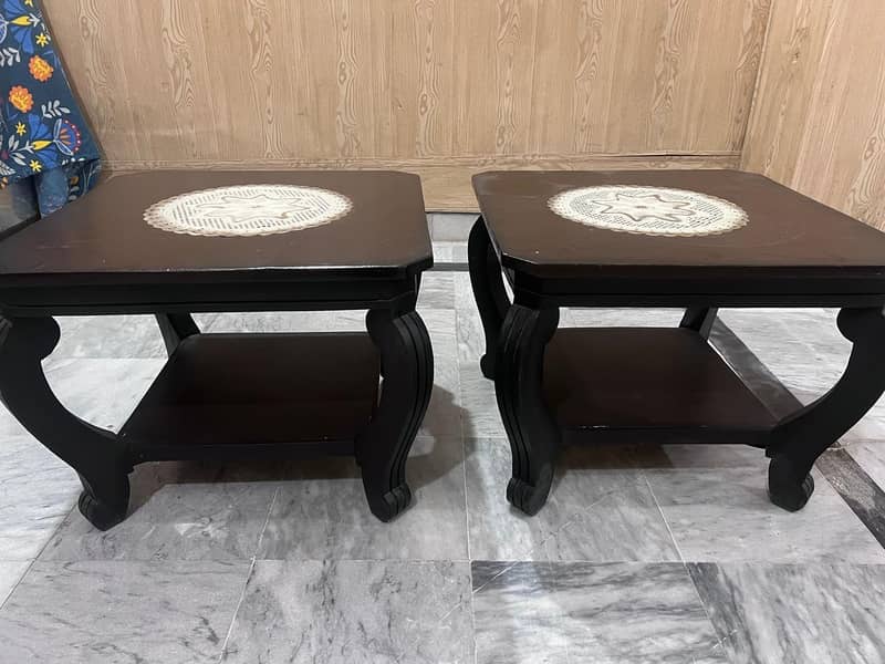 sofa side tables (pair) 0