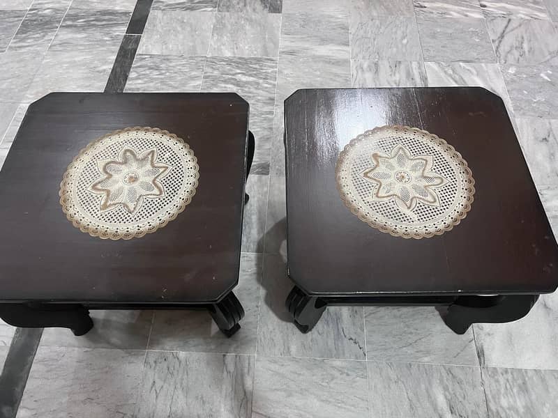 sofa side tables (pair) 2