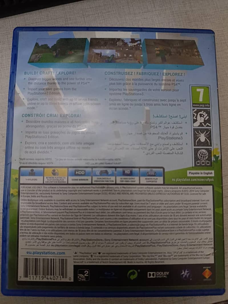 Minecraft PS4 1