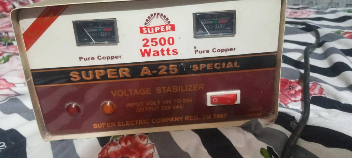 super stabilizer 2500 watts 1