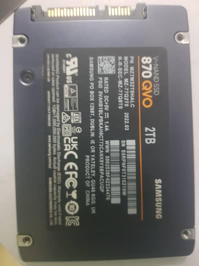 2tb samsung 870 qvo  2tb ssd sata 2.5