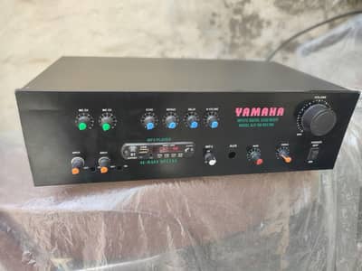 amp, speaker and subwoofer
