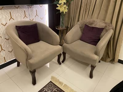 2 Single Seater Sofa Chairs