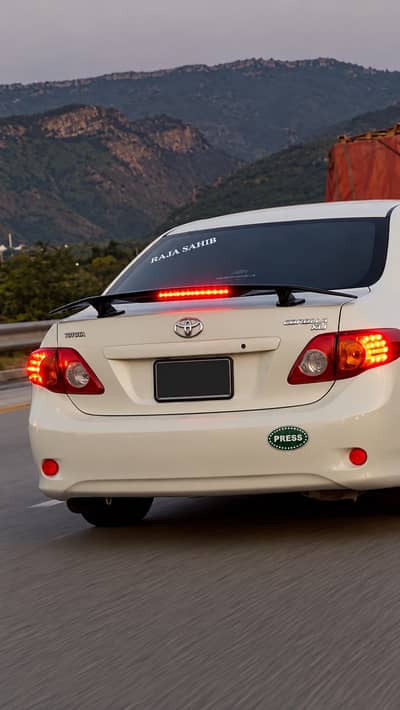 Universal Sporty Rear Spoiler with LED Brake Light for Sale!