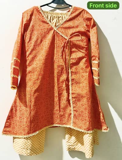 Cotton Stuff New Frock gharara for Girl age 12 Years