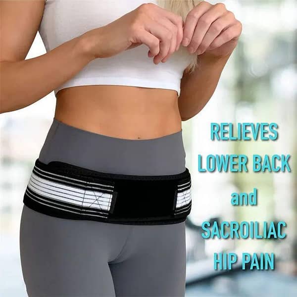 Adjustable Sacroiliac SI Joint Support Belt for Pelvic & Lower Back Support