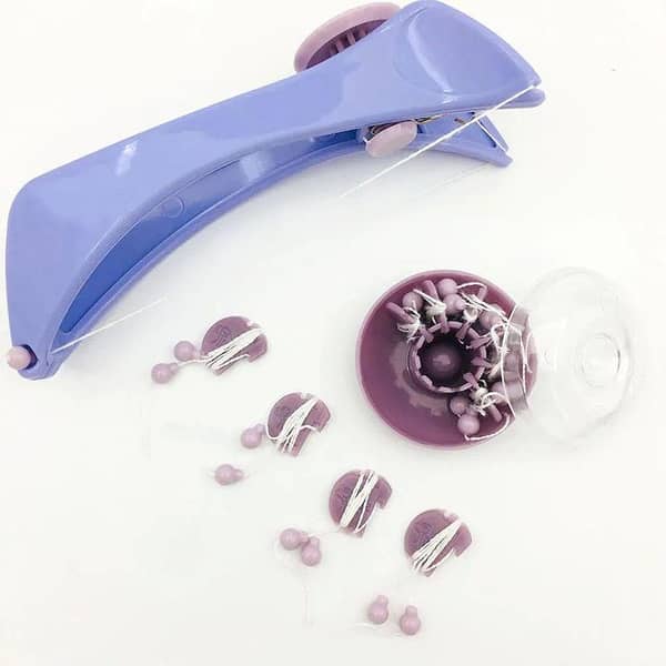 Slique Women Hair Removal Epilator Mini Facial Hair Remover Spring Threading Face Defeatherer For Cheeks Eyebrow DIY Makeup Beauty Tool