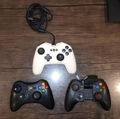 3 Gaming Controllers | Xbox 360 + Nacon + iPega