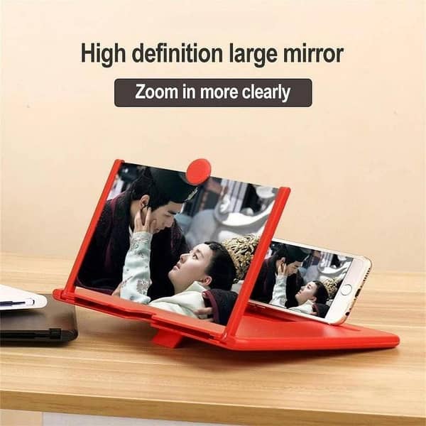 3D Mobile Phone Screen Magnifier | Foldable HD Video Amplifier Stand for Smartphones