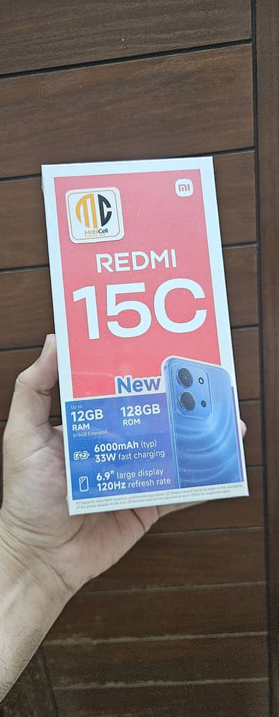MI Redmi 15C 6gb 128gb Brand New Sealed Packed