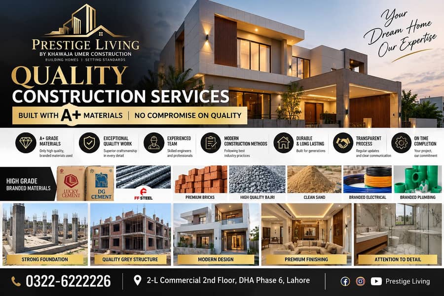 House construction services with A+ Materials 1