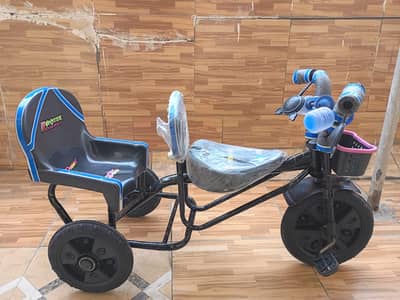 BRAND NEW Double Seat Kids Tricycle / Cycle (100% Unused)