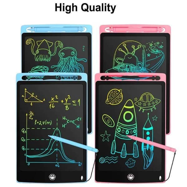 8.5 Inch Multicolor Display LCD Drawing Writing Tablet For Kids & Adults With Pen | Eraseable Colorful E-Writer Digital Memo Pad