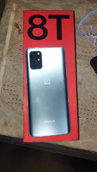 One Plus 8T 12/256 with box charger dual online approve