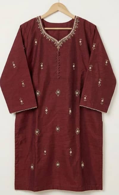 Elegant Maroon Raw Silk 3-Piece suit