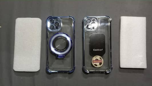 Brand new blue clear unused iphone 12 pro phone case
