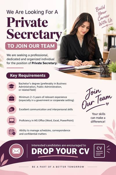 Secretary Job