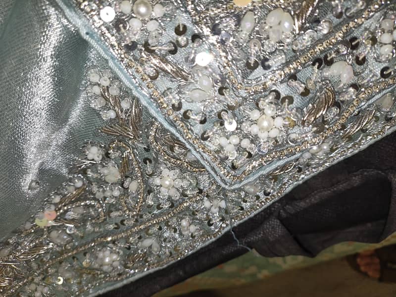 Bridal Walima maxi gown lehnga for wedding 2