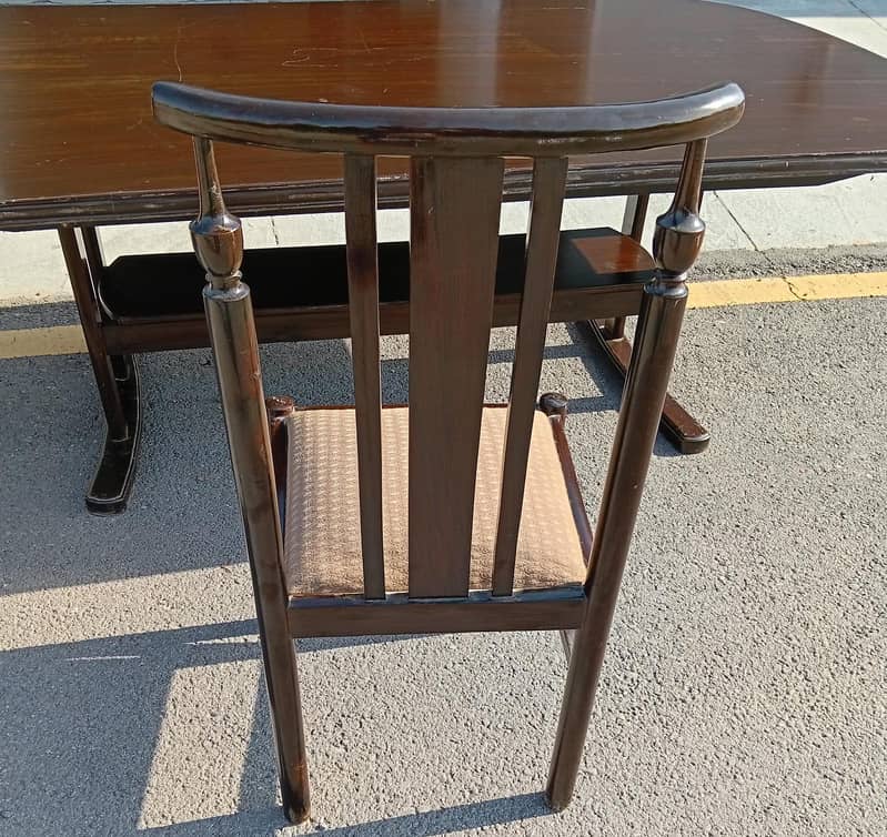 Sheesham Dining Table 8 Chairs - Solid Wood 1