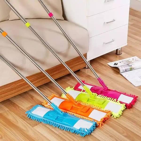 Mop - Floor Cleaner, Home Cleaning Supply, Flat Mop, Microfiber, Wet & Dry Mop