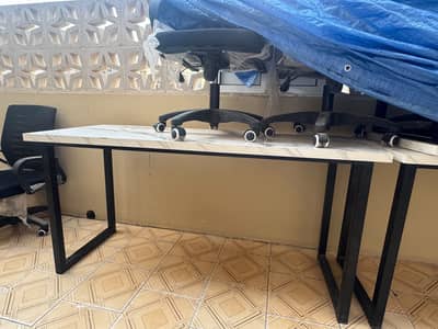 Office tables and chairs