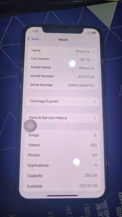 Apple iPhone XS