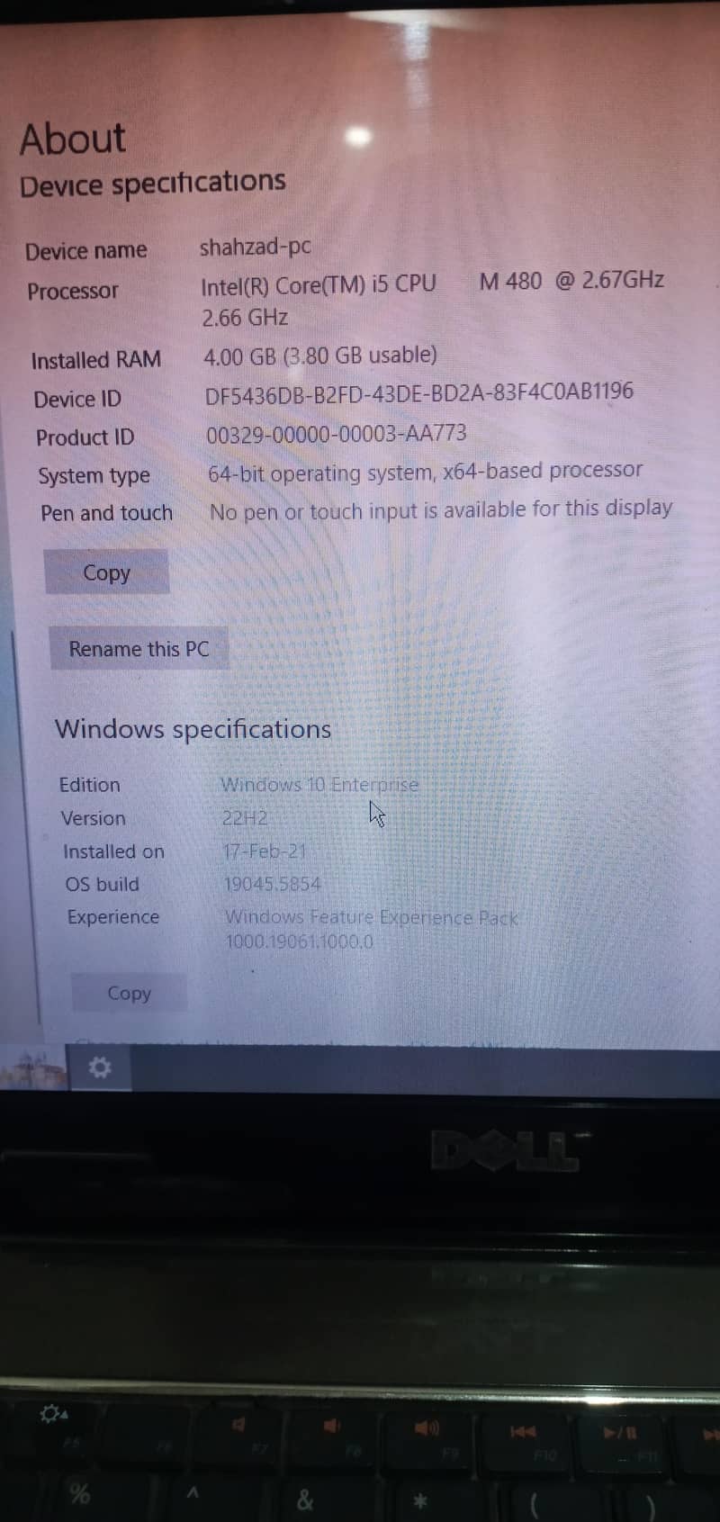 dell laptop 5