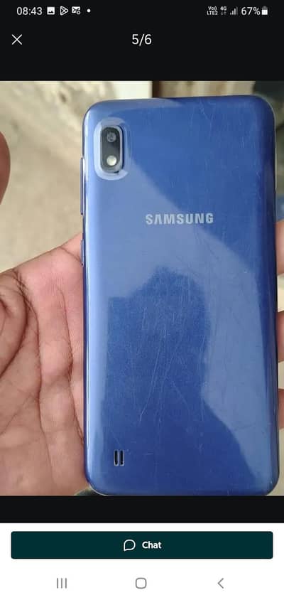 Samsung Mobile A10  condsion  10by10  exchange possible